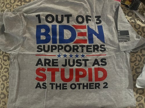 Customer photo review of 1 Out Of 3 Biden Supporters