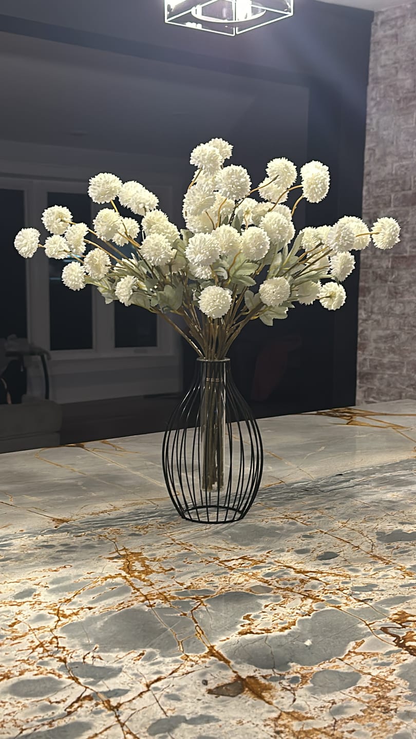 Customer photo review of Faux Kiku Flower - White (10 Stems)