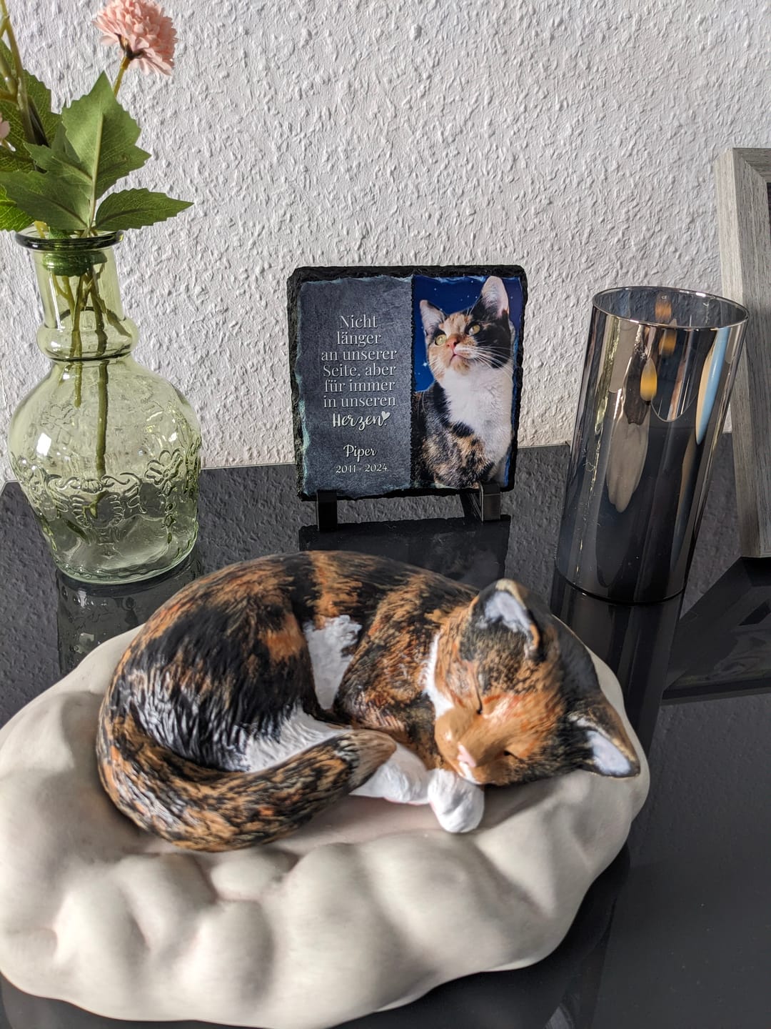 Customer photo review of Für immer im Herzen - Individuelle Schieferplatte