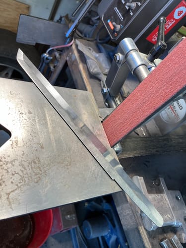 Customer photo review of 2 X 72 Inch EdgeCore Ceramic Grinding Belts