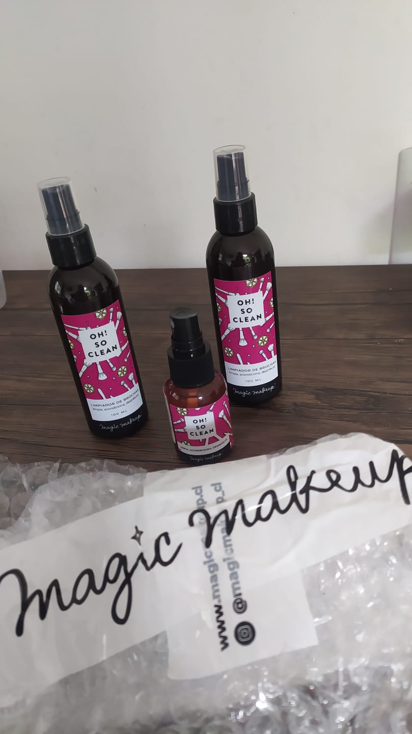 Customer photo review of Pack Pyme Lover  (2 limpiadores 100ml + travel size REGALO)
