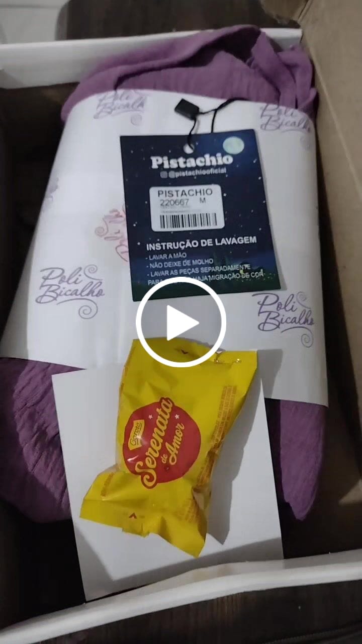 Customer video review of Vestido Chemisse Transpassado Botão - Lilas 4516
