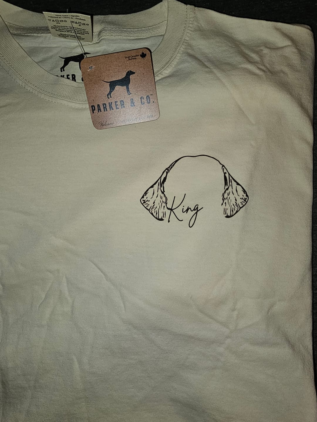 Customer photo review of Custom Pet T-Shirt, 100% Cotton, Unisex