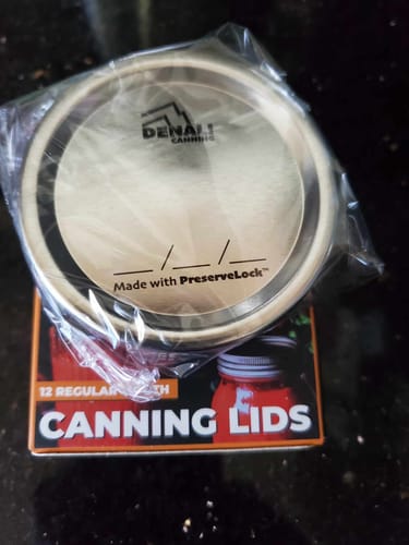 Customer photo review of 60 Pack – Denali® Lids, Wide Mouth