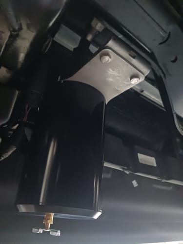 Customer photo review of SPE Motorsport 6.7L Powerstroke External CCV Catch Can