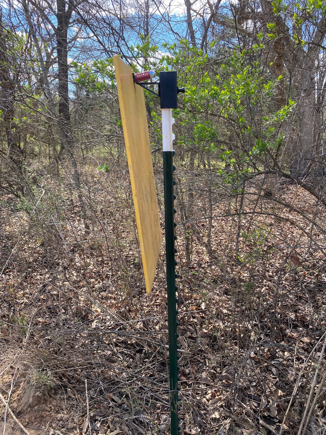 Customer photo review of T-Post Target Mount Bracket - 2 PACK