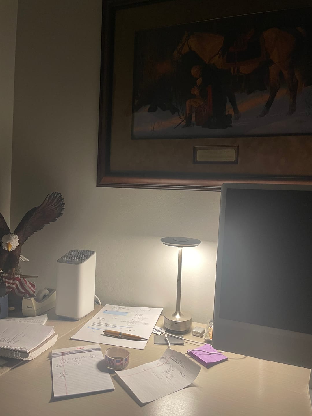 Customer photo review of Ambient™ Metallic Cordless Table Lamp