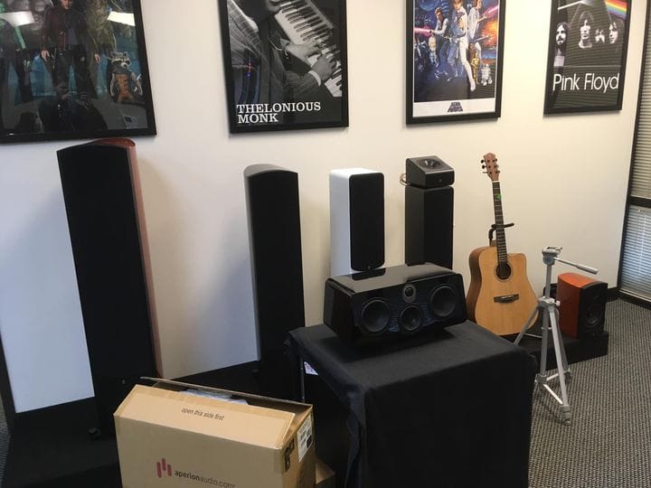Customer photo review of A5 Atmos 5.25" Immersive Reflective/Height Module Speaker Pair