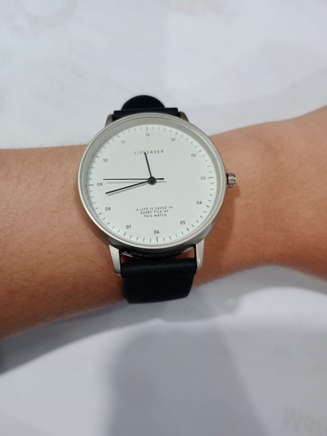 Customer photo review of Life Saver Watch 4.0 – Black