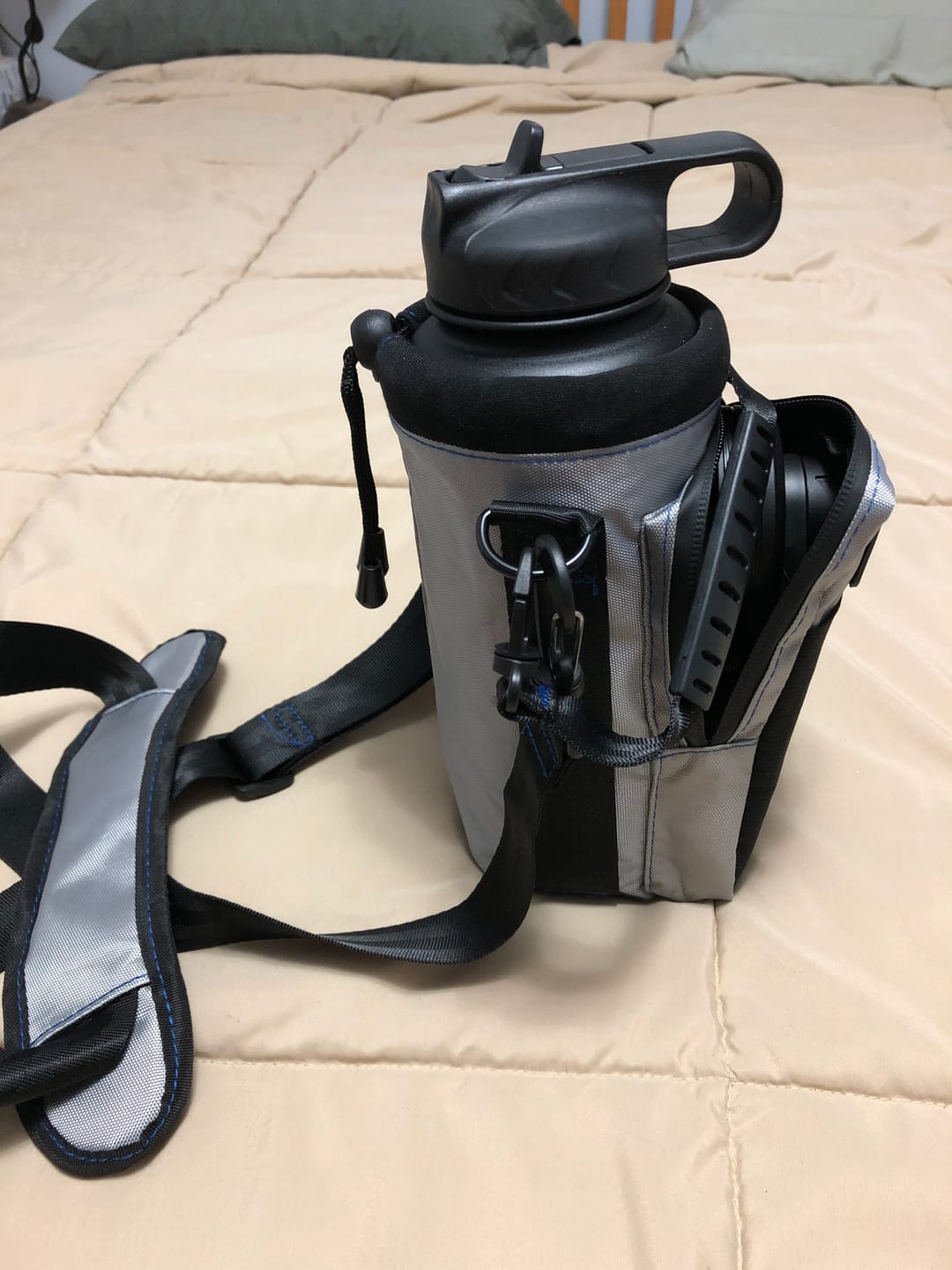 Customer photo review of Hydro Carrier & Stainless Steel Hydro Vessel Water Bottle Combo Pack - Various Sizes