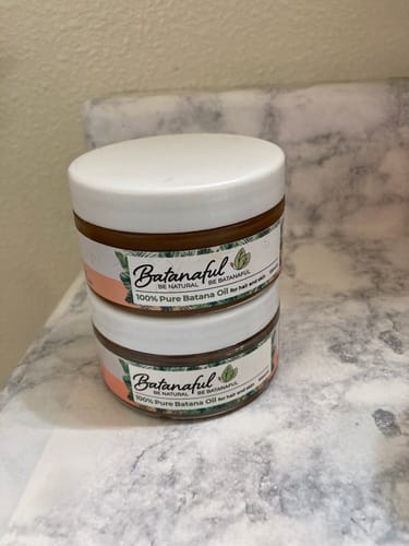 Customer photo review of 100% Pure Batana Oil 100ml