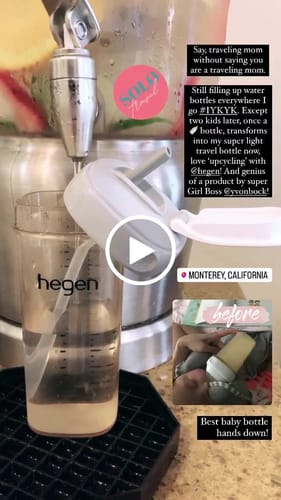 Customer video review of Hegen PCTO™ 330ml/11oz Straw Cup PPSU Blue (9 months and above)