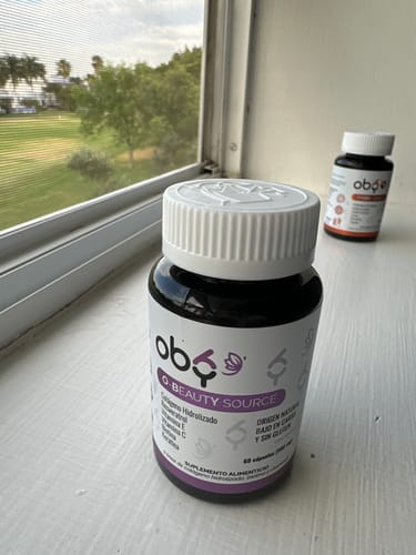 Customer photo review of Vitaminas | Colageno hidrolizado, Biotina, Resveratrol, Vitamina E y C, Keratina. Oby Beauty