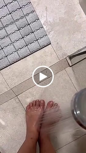 Customer video review of Diatomite Modular Bath Mat