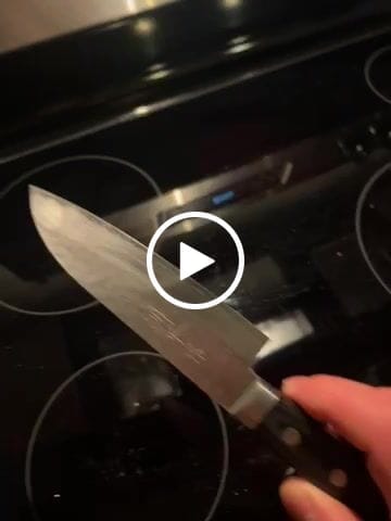 Customer video review of Masutani Tsuchime Gyuto 180 mm