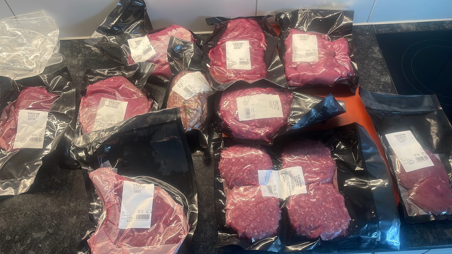 Customer photo review of Pacco Famiglia Scottona 6 Kg Grassfed