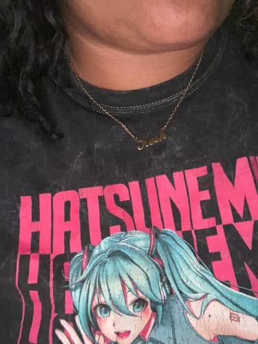 Customer photo review of Personalized Name Necklace