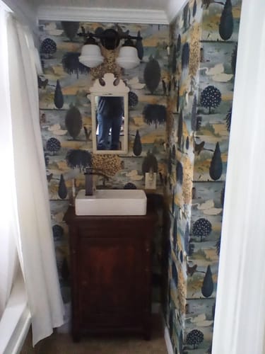 Customer photo review of Tundra Wallpaper - 3 Colours