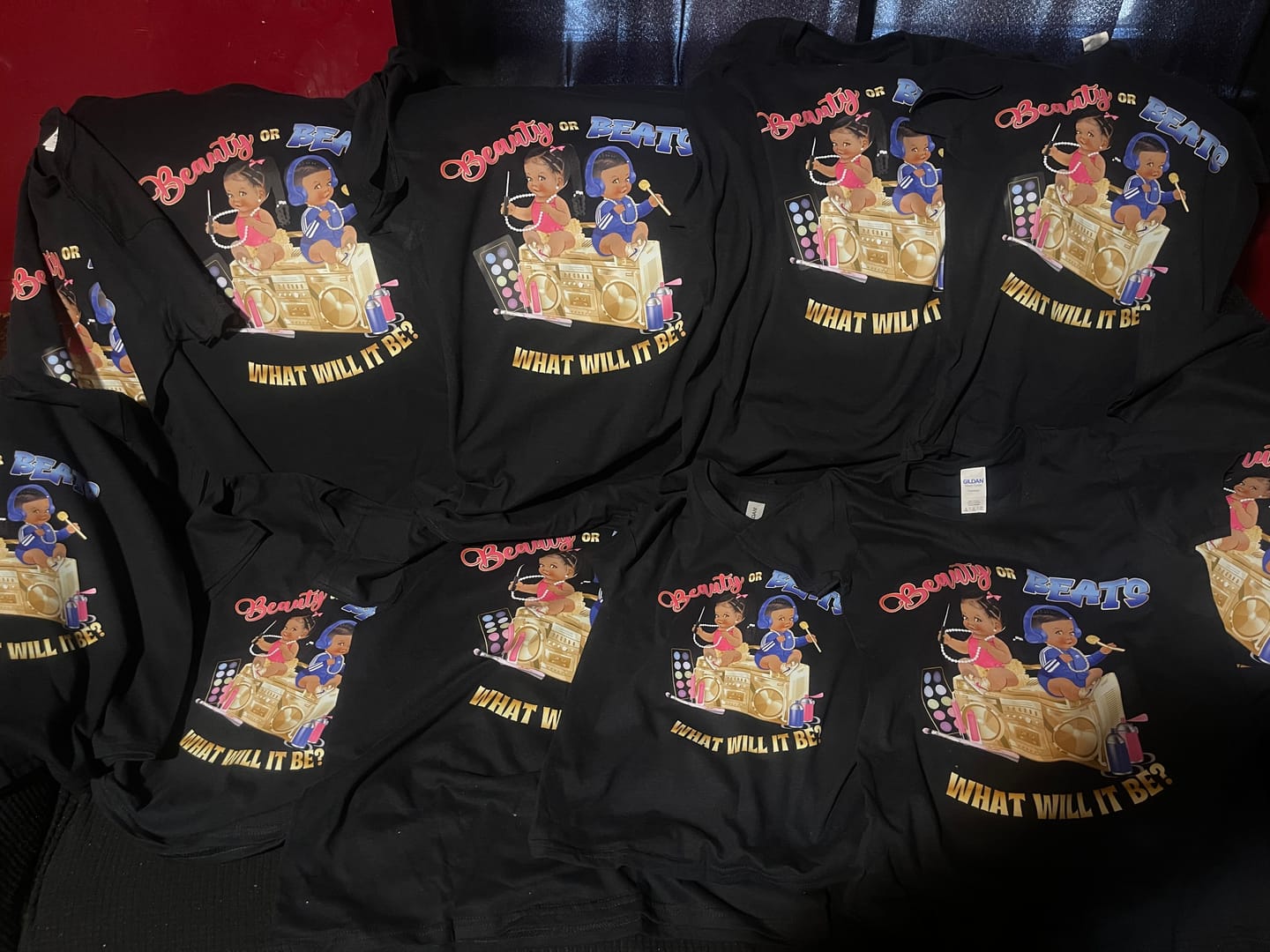 Customer photo review of DTF Gang Sheet Builder- Multiple Sizes