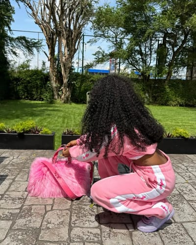 Customer photo review of Deep Wave Wig Real Human Hair 13x4 Transparent Lace Front Wig Pre Plucked Natural Color