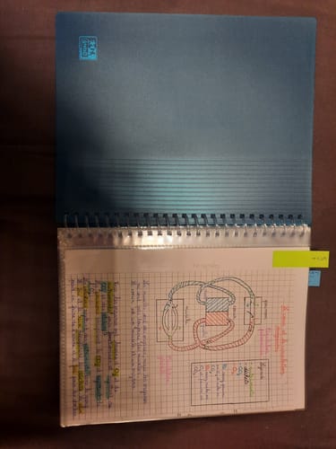 Avis photo d'un client sur OXFORD Protège-Documents à spirale School Life A5 # 80 vues / 40 pochettes - Bleu