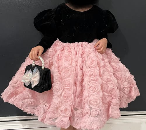 Customer photo review of Cute Baby Girl Christmas Dress Toddler Pageant First Birthday Princess Dress