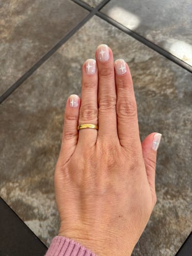 Customer photo review of Heaven Jellies DIY Semi Cured Gel Nail Wraps