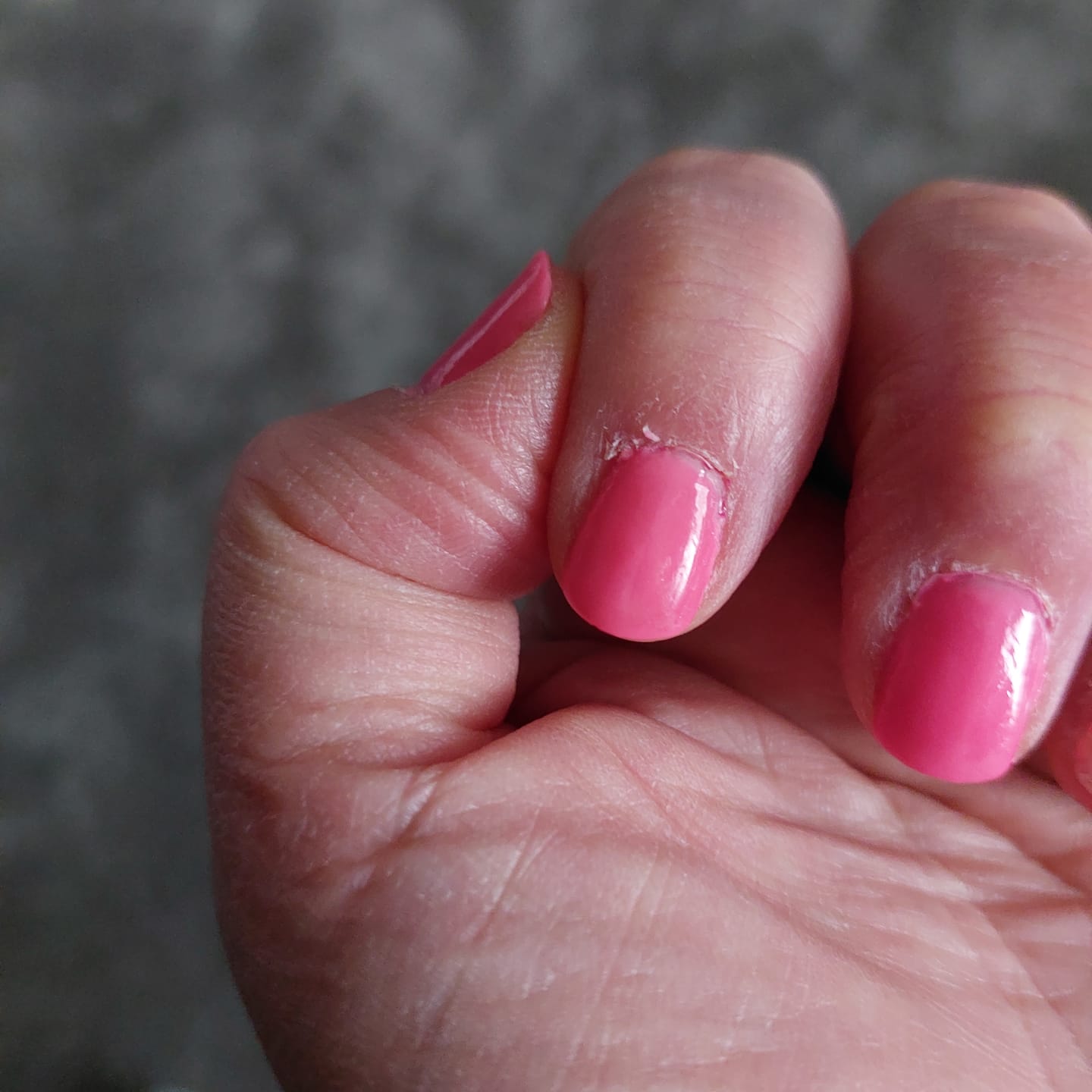 Customer photo review of Sunset Lover Dipping Powder