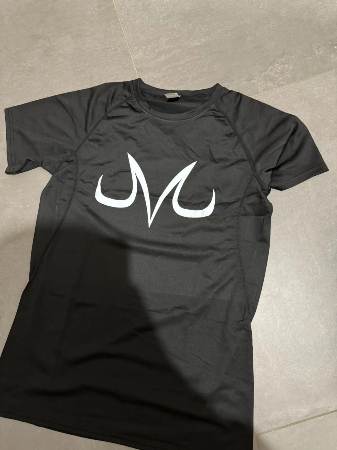 Customer photo review of Majin Vegeta Compression T-Shirt