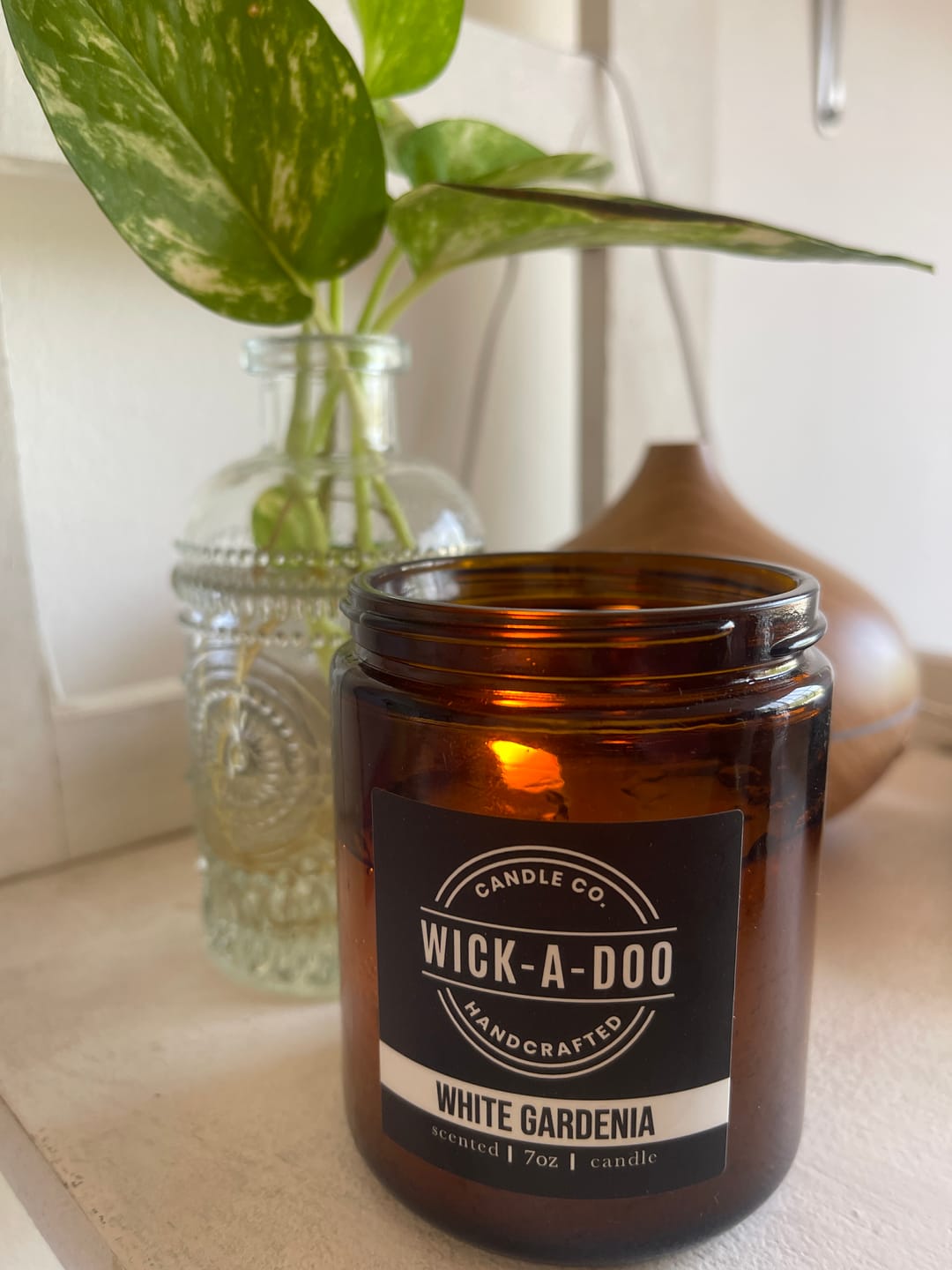 Customer photo review of White Gardenia 7oz