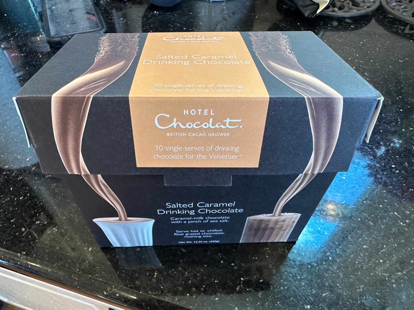 Customer photo review of Salted Caramel Hot Chocolate Flakes