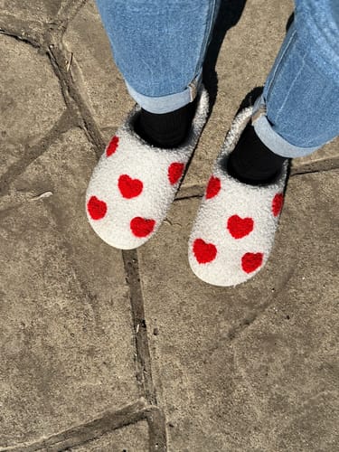 Customer photo review of Lover's Plush Slippers
