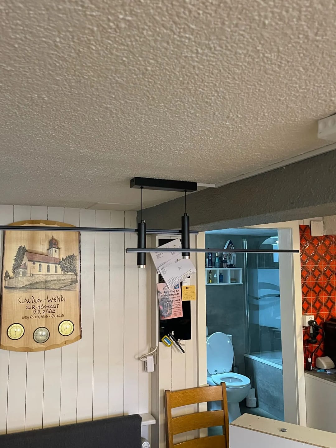 Customer photo review of WOMO Spotlight Linear Pendant Light-WM2037