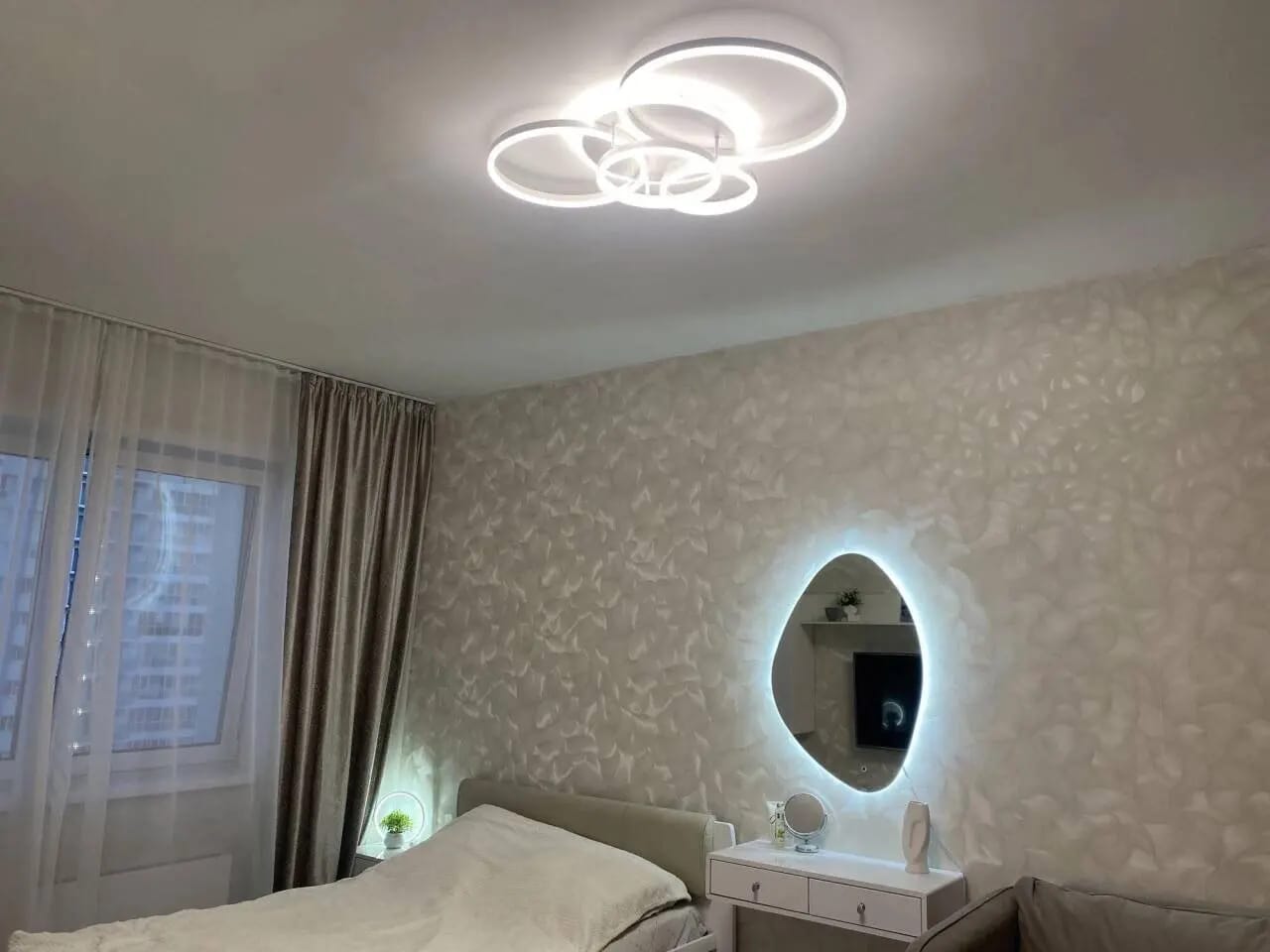 Customer photo review of WOMO Circular LED Flush Mount Ceiling Light-WM1032