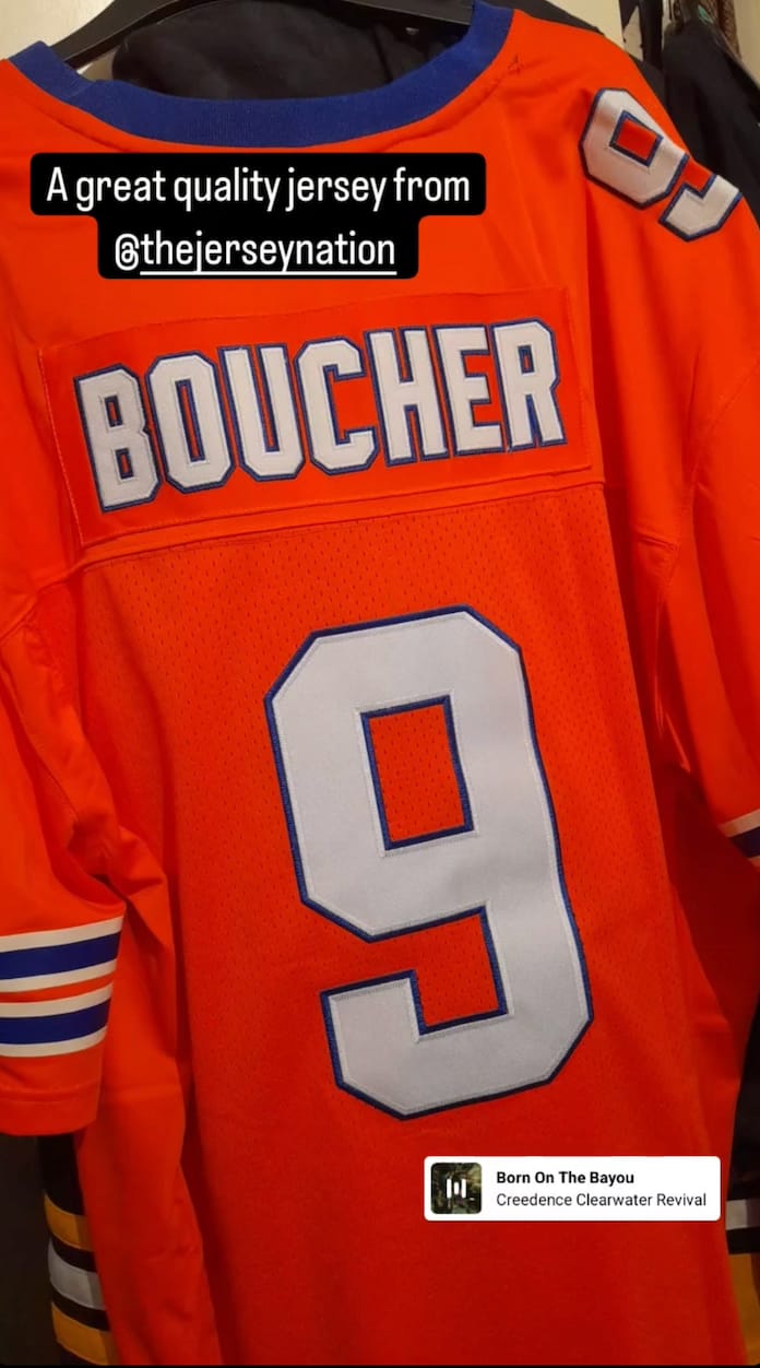 Customer photo review of The Waterboy 'Bobby Boucher' Football Jersey