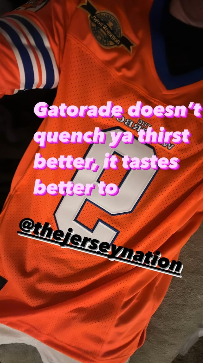 Customer photo review of The Waterboy 'Bobby Boucher' Football Jersey