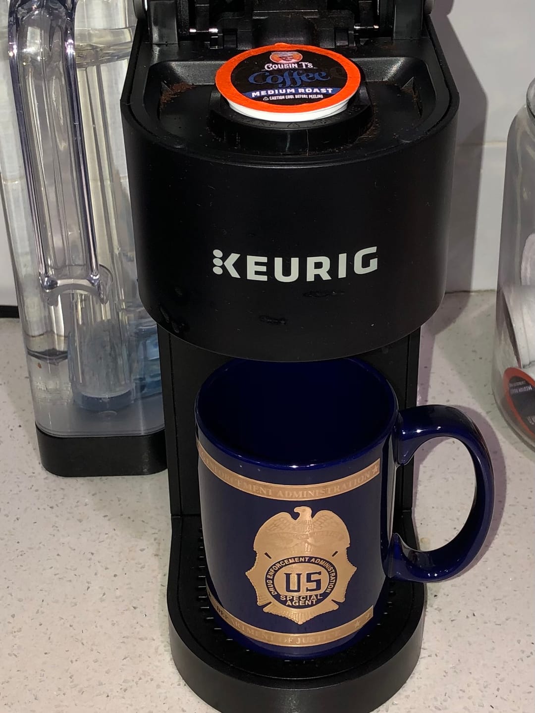 Customer photo review of Cousin T's Signature Blend Medium Roast Coffee