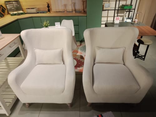 Customer photo review of كرسي خشب زان 75×80سم-SBF65