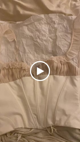Customer video review of Colette Top - Ivory