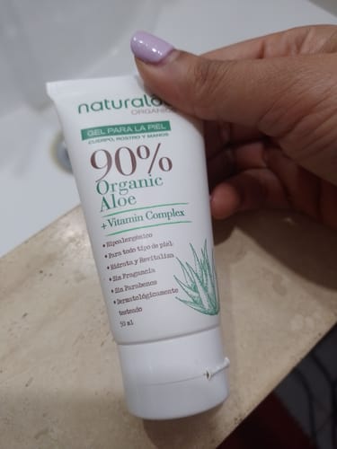 Customer photo review of Gel Puro de Aloe Vera Travel Size 50ml