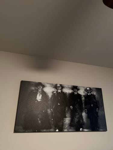 Customer photo review of Tombstone Canvas Set - Black & White