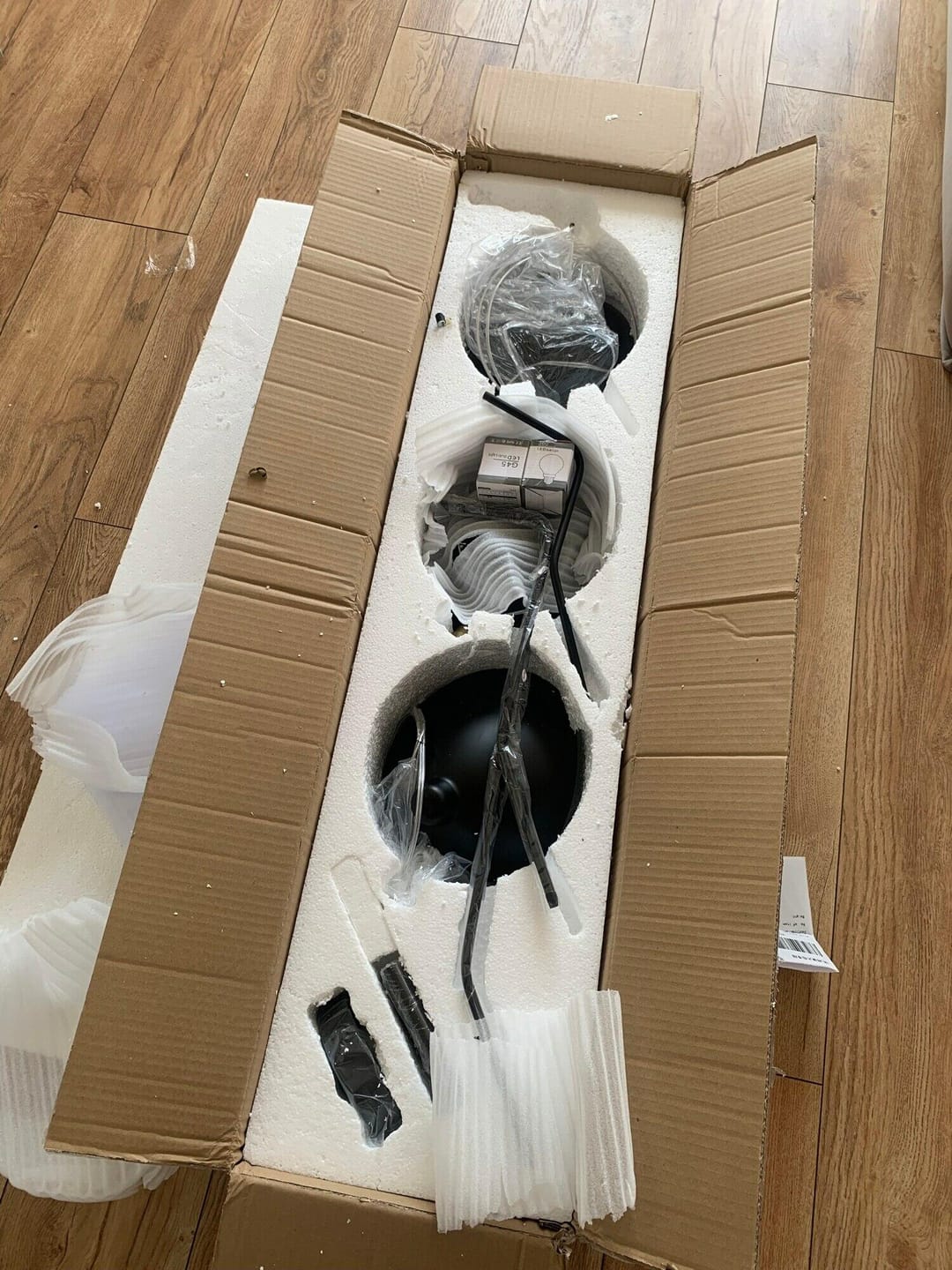 Customer photo review of WOMO Arms Semi-Flush Mount Light-WM2057