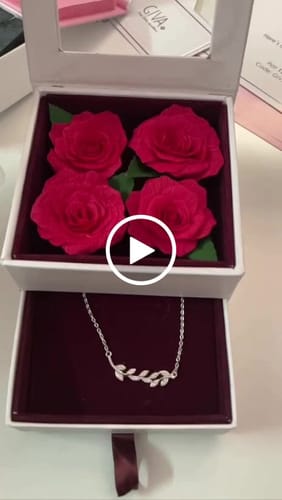 Customer video review of Earrings and Pendant Proposal Box
