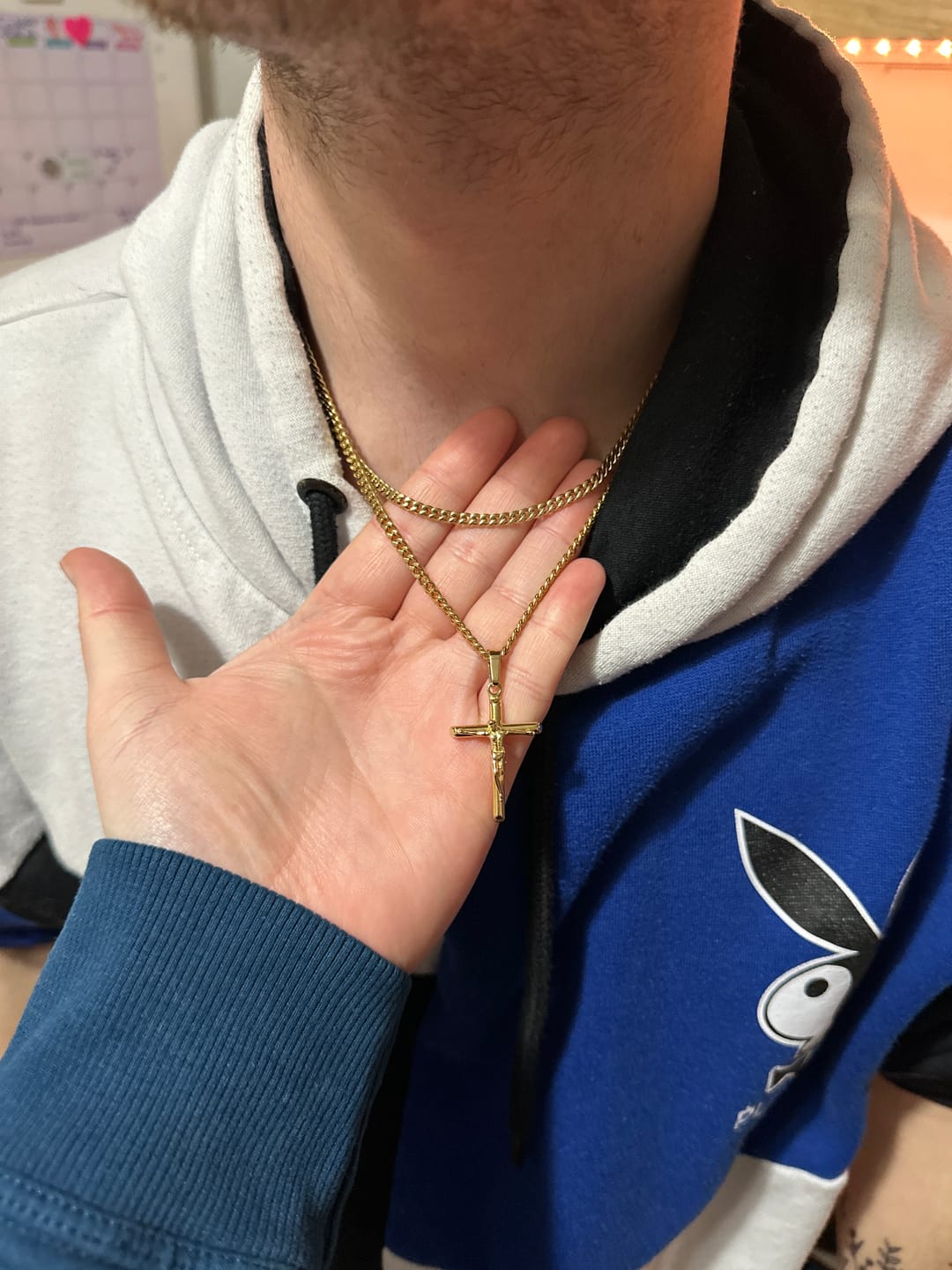 Customer photo review of 3.5mm Cuban Link Chain