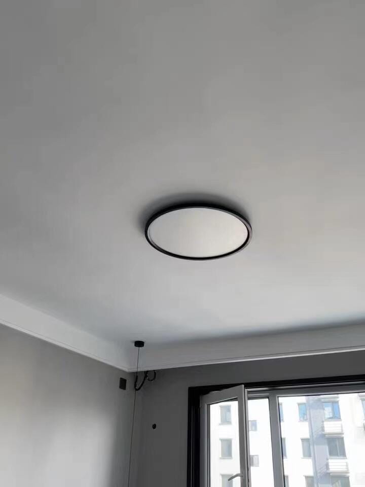 Customer photo review of WOMO Flat Round Flush Mount Ceiling Light-WM1024