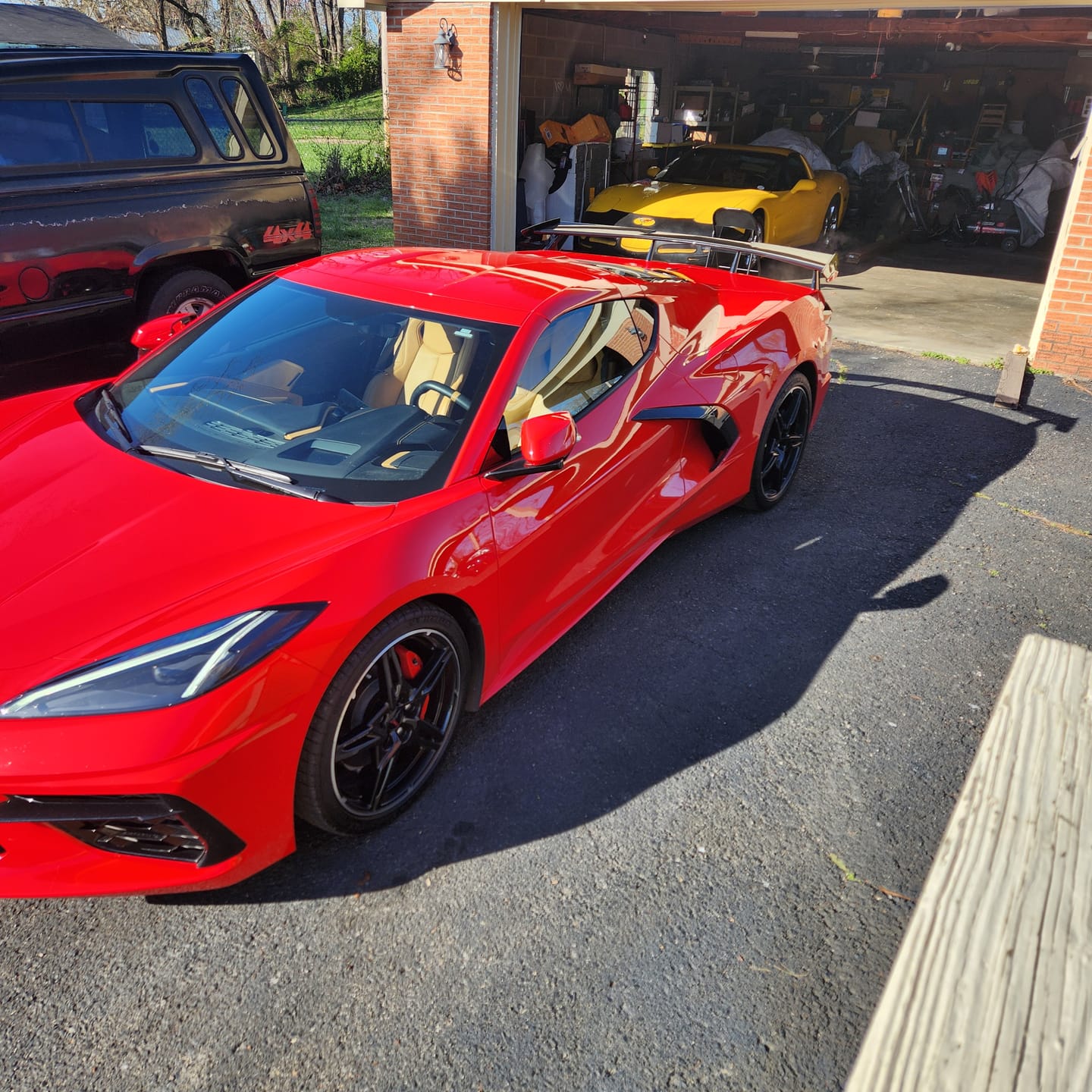Customer photo review of Chevrolet Corvette C8 Rear Trunk Spoiler High Wing