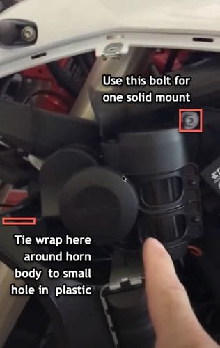 Customer photo review of SoundBomb™ Original Dual-Tone Air Horn