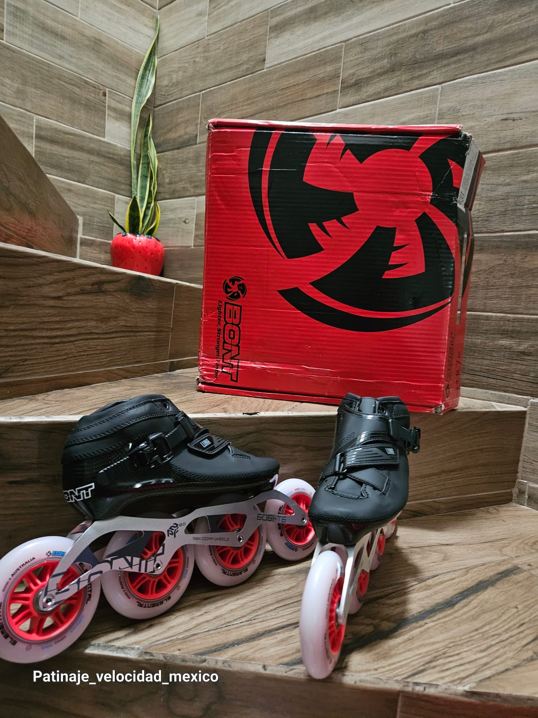 Customer photo review of Luna Inline Speed Skates