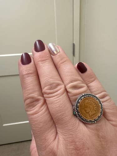 Customer photo review of Carolyn Pollack Sterling Silver Wheat Penny Various Yrs Decorated Ring For Women