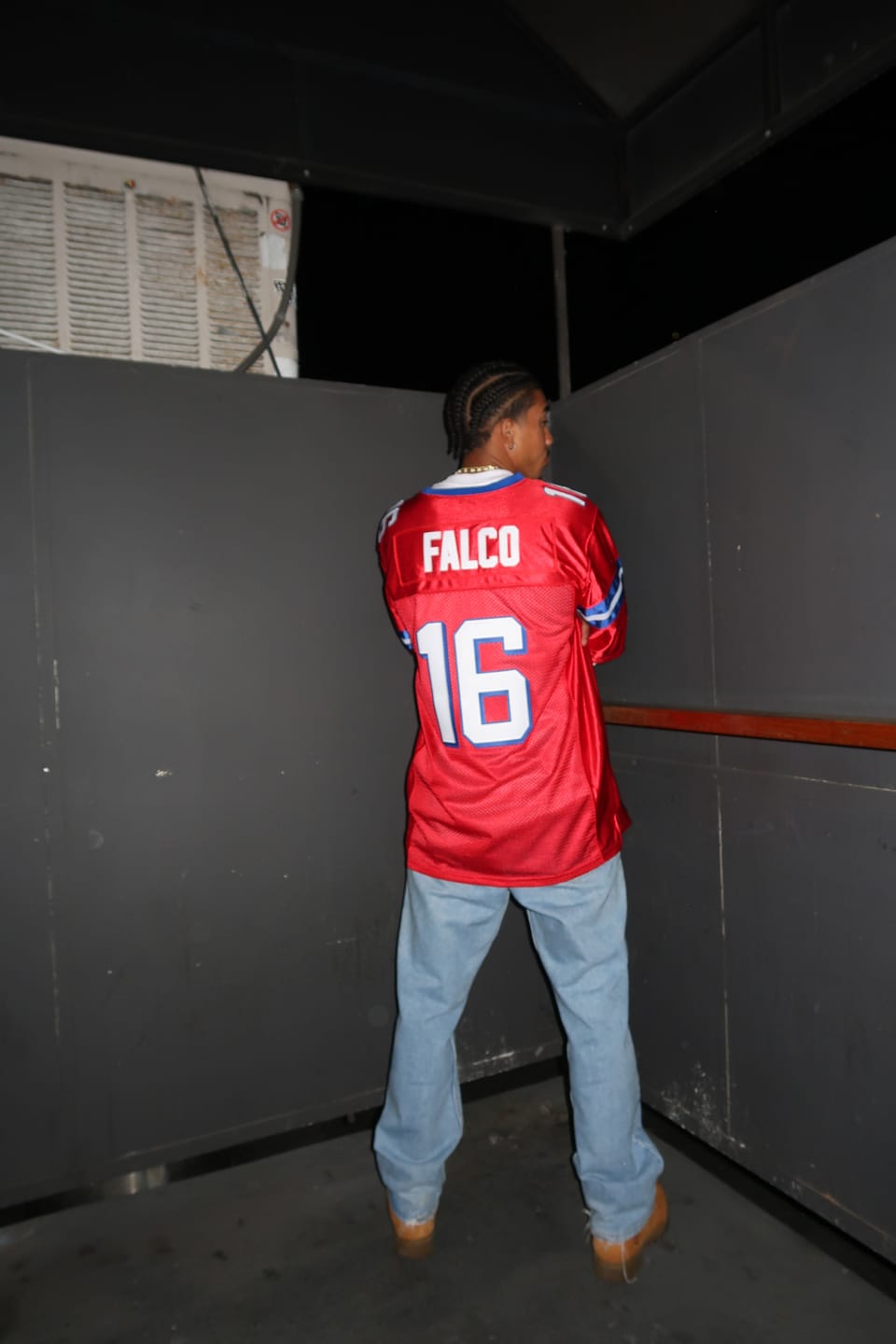 Customer photo review of The Replacements Shane Falco Washington Sentinels Football Jersey